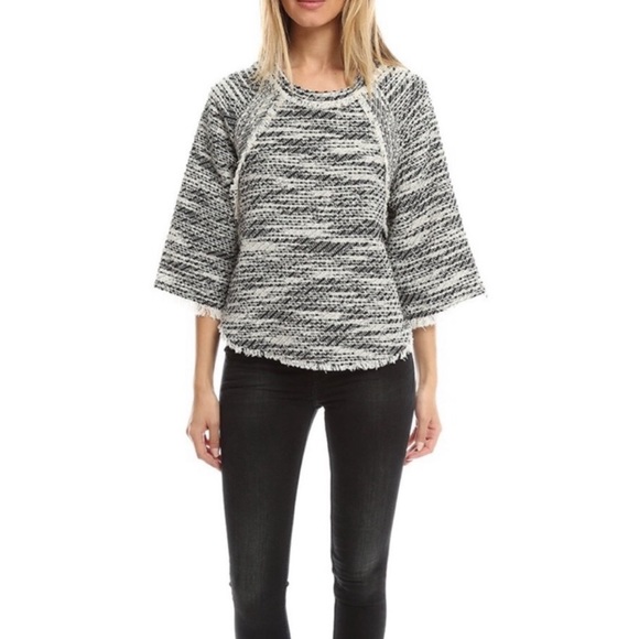 IRO B&W Tweed Top * - Picture 3 of 9